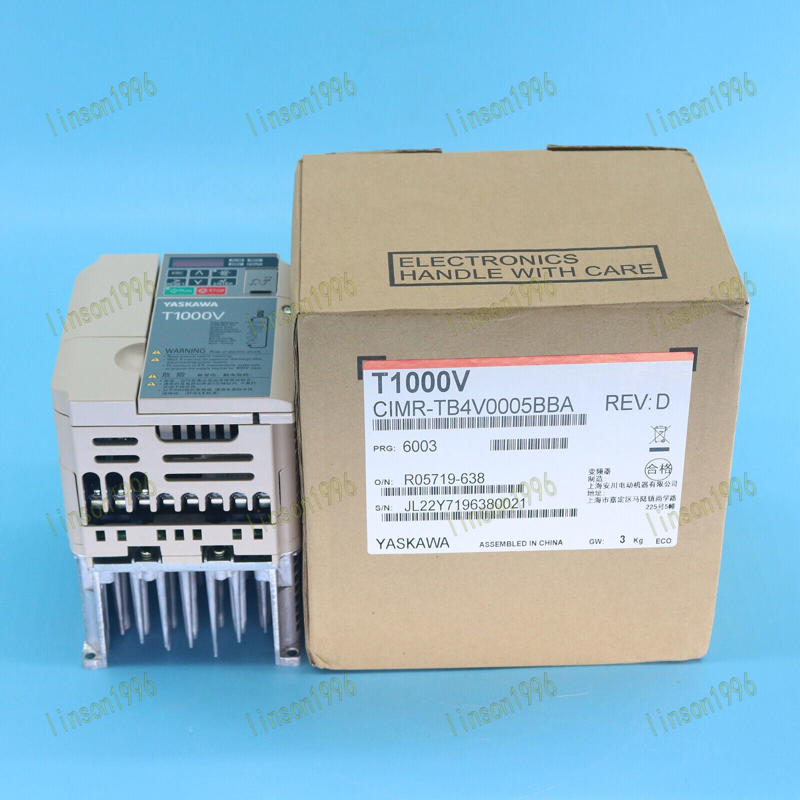 Yaskawa Inverter Model: CIMR-TB4V0005BBA - YASKAWA
