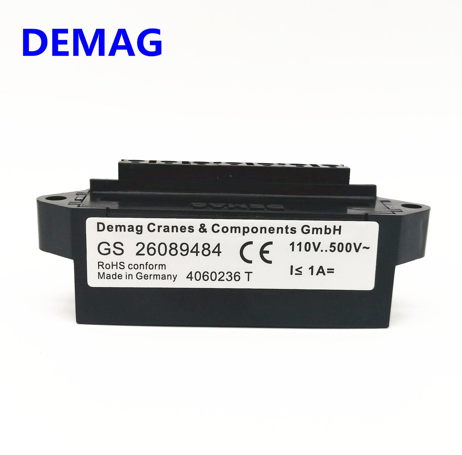 new DEMAG hoist rectifier brake module GS 26089484 110V..500V~ 1A - DEMAG
