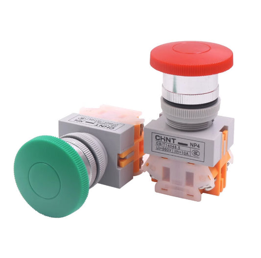 10PCS  Chint NP4-11M/1  Pushbutton Switches 1NO+1NC