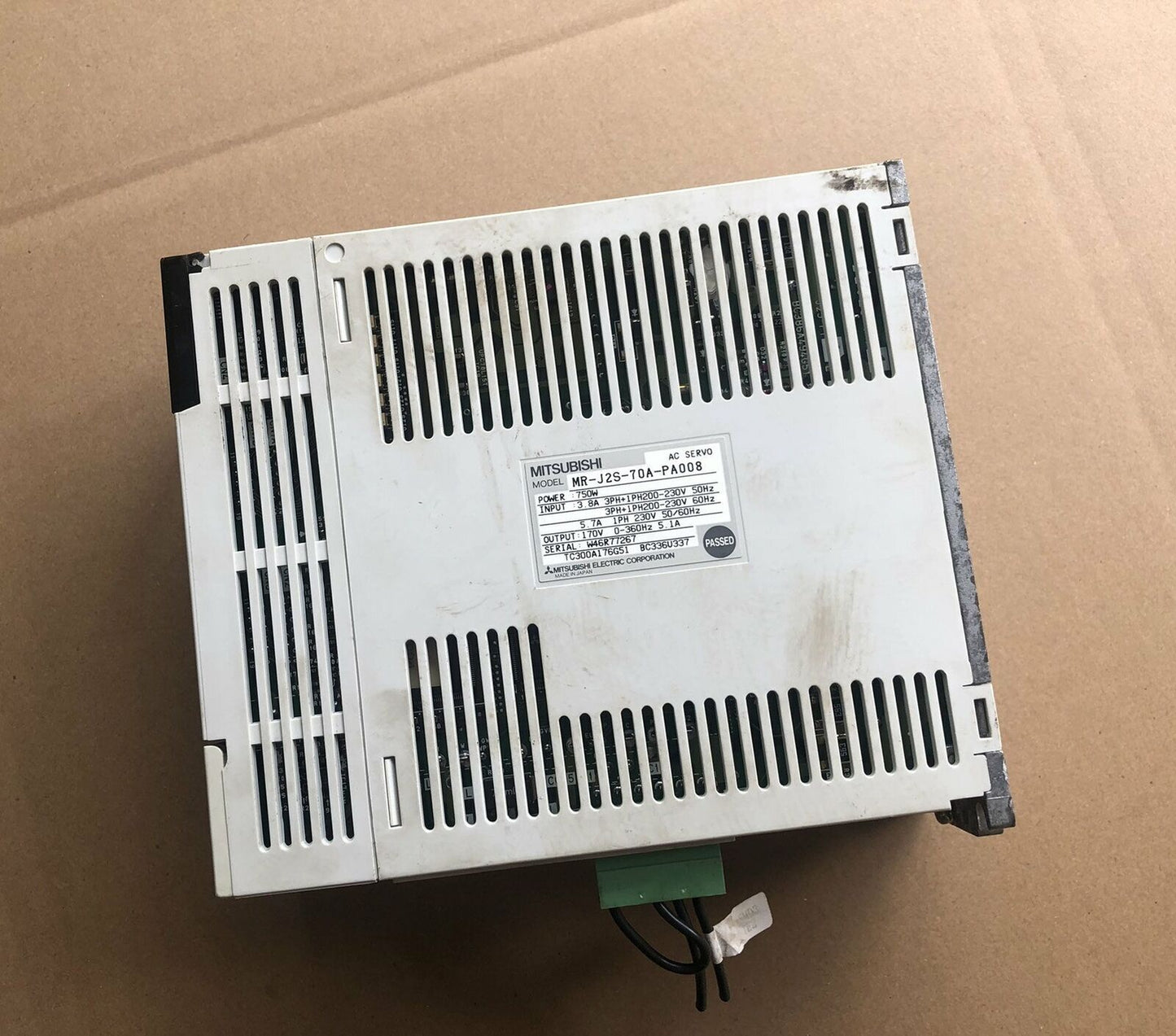 Mitsubishi MR-J2S-70A-PA008 Servo Drive - MITSUBISHI