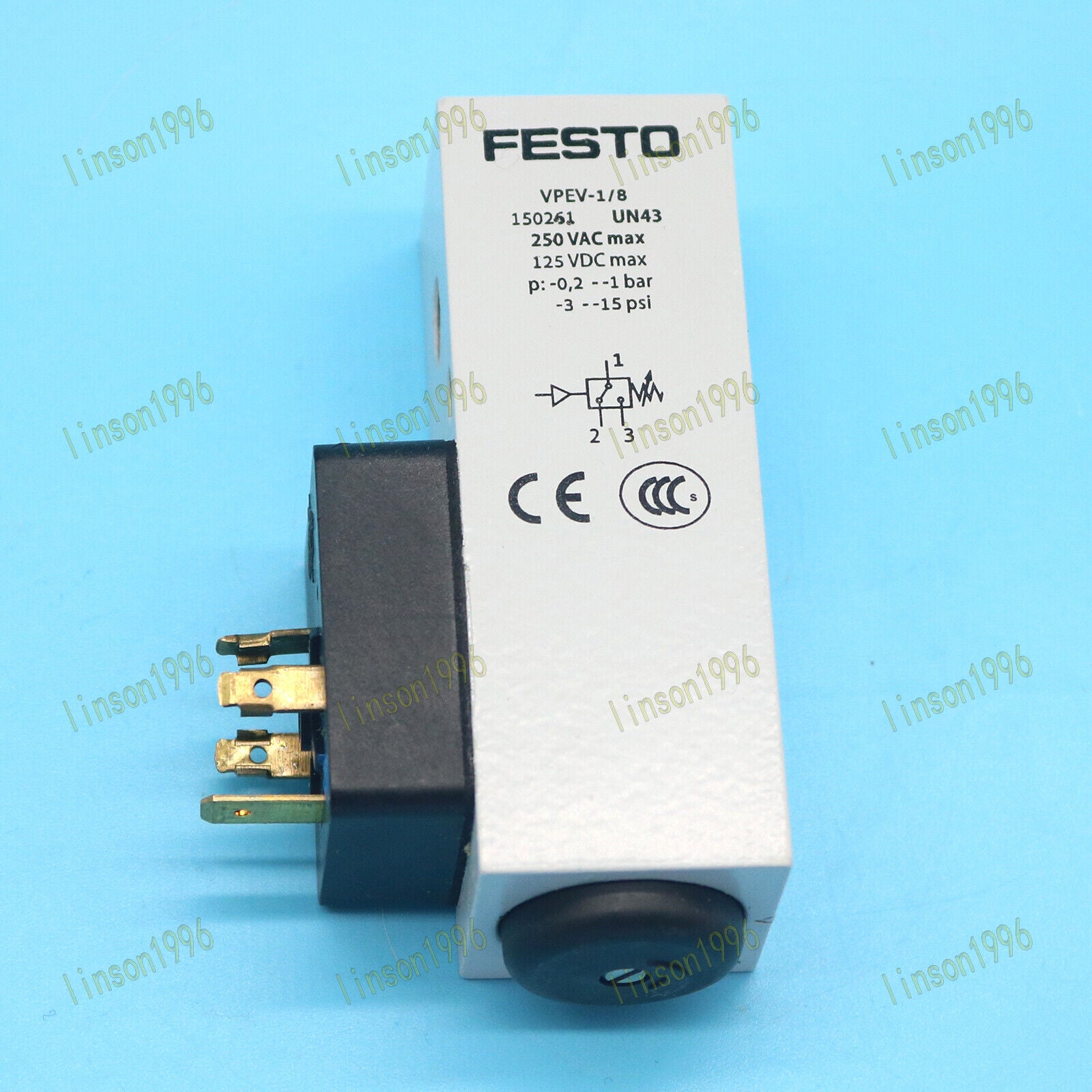 FESTO VPEV-1/8: 1-PC Analog Output Vacuum Pressure Switch - FESTO