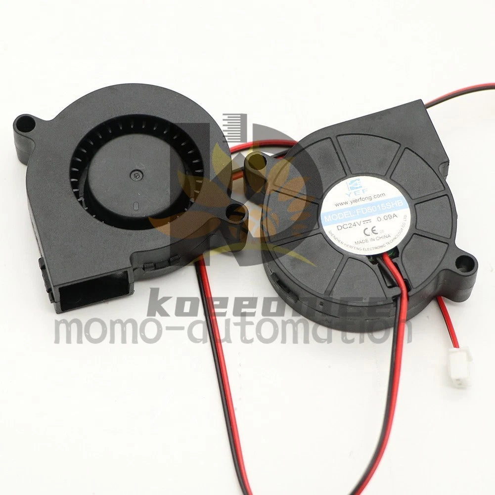 1x YEF FD5015SHB DC24V 0.09A 2-Pin Turbo Cooling Fan