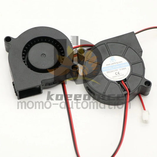 1x YEF FD5015SHB DC24V 0.09A 2-Pin Turbo Cooling Fan