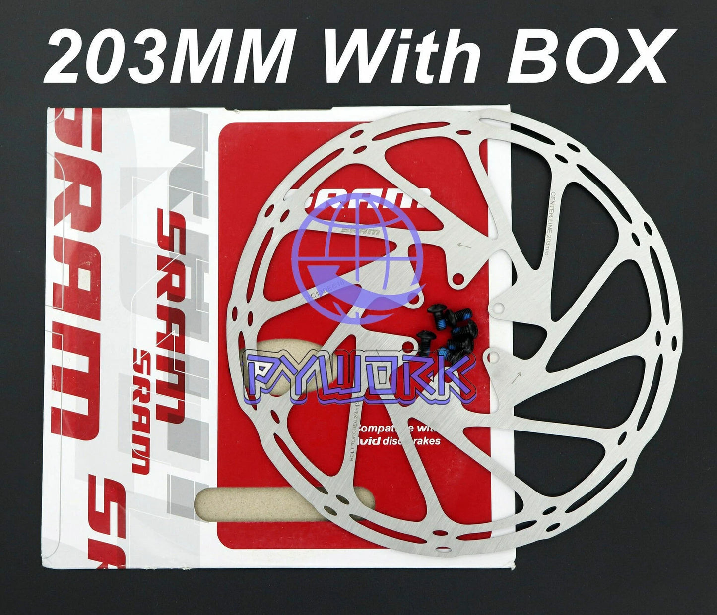 SRAM AVID CENTERLINE DISC BRAKE ROTOR 160/180/203MM 6 BOLT STYLE