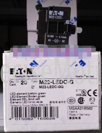 1PC EATON MOELLER M22-LEDC-G free shipping