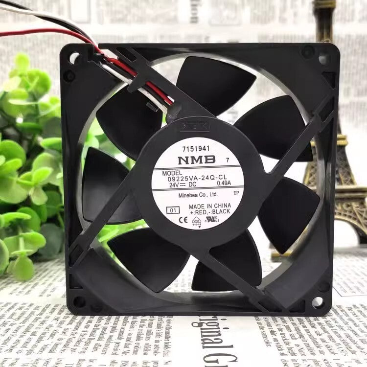 NMB 09225VA-24Q-CL DC24V 0.49A 3-Wire Inverter Cooling Fan