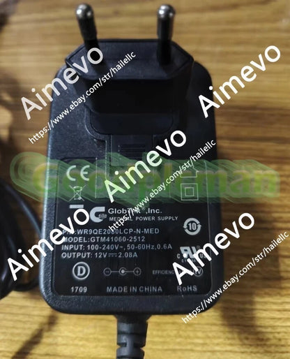 Globtek GTM41060-2512 AC Adapter 12V 2.08A Power Supply Charger