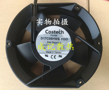1pcs  COSTECH D17C05HWB Y00 24V 17251 inverter cooling fan