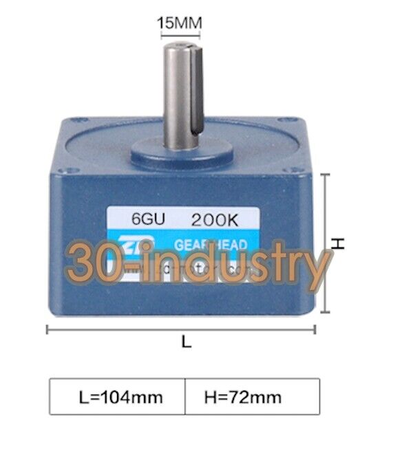 1PCS FOR ZD 6GU 40/50/60/75/90/100/120/150/180/200/250/300K Gear Reducer Motor - KOEED