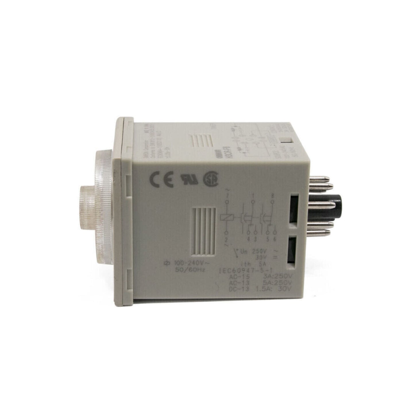 OMRON H3CR-F8 PLC Twin Timer - 100-240V AC - OMRON