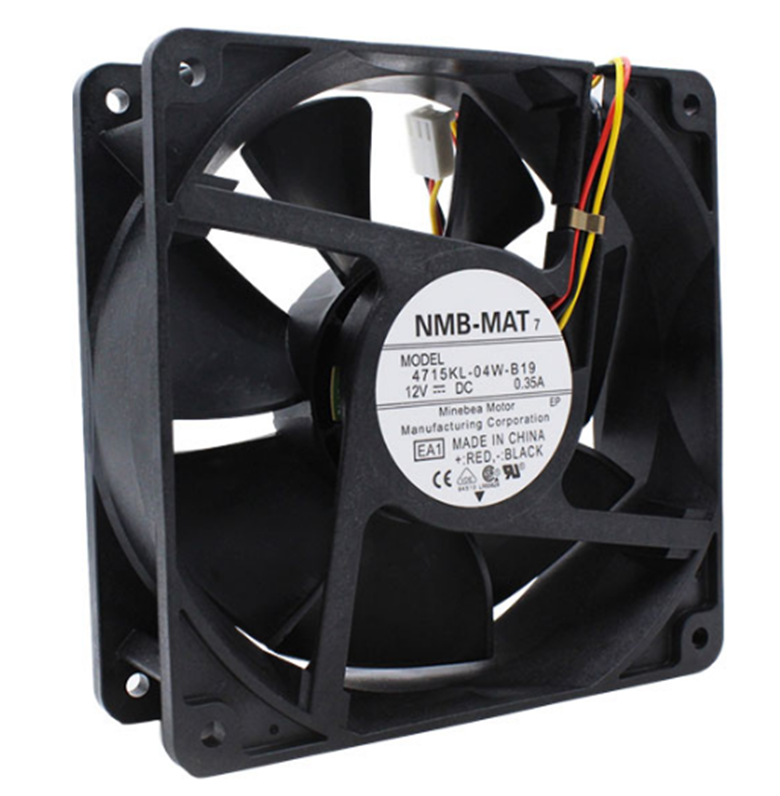new NMB 4715KL-04W-B19 12038 12V 0.35A 12cm Chassis Power Supply Double Ball Fan - NMB