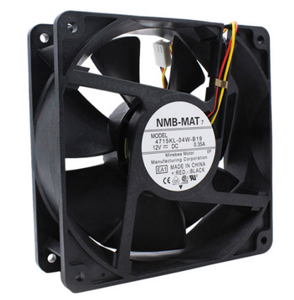 new NMB 4715KL-04W-B19 12038 12V 0.35A 12cm Chassis Power Supply Double Ball Fan - NMB