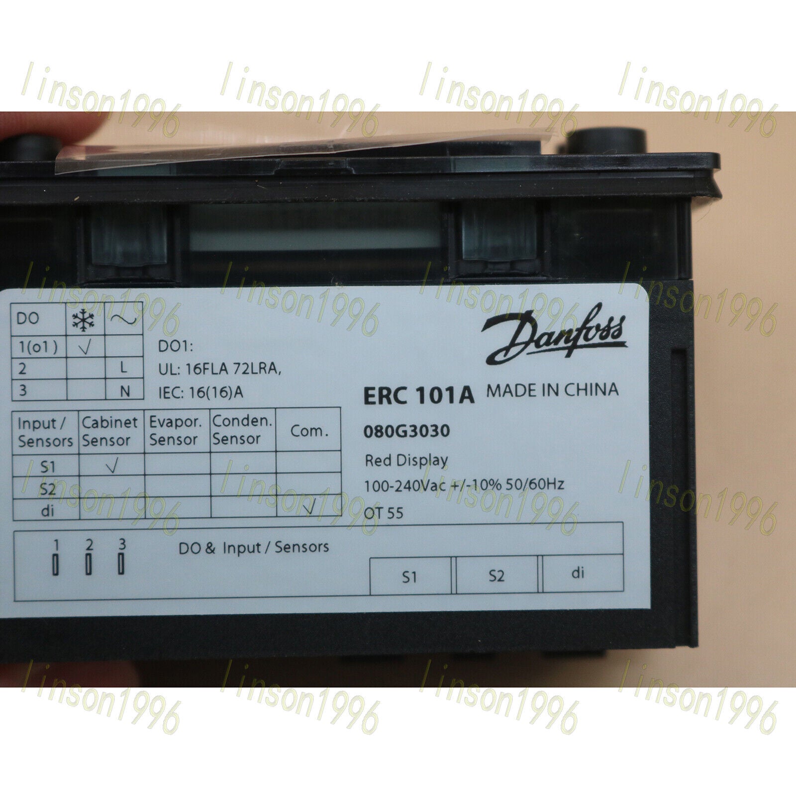 New One - Electronic Control Unit for Danfoss ERC101A 080G3030 - DANFOSS