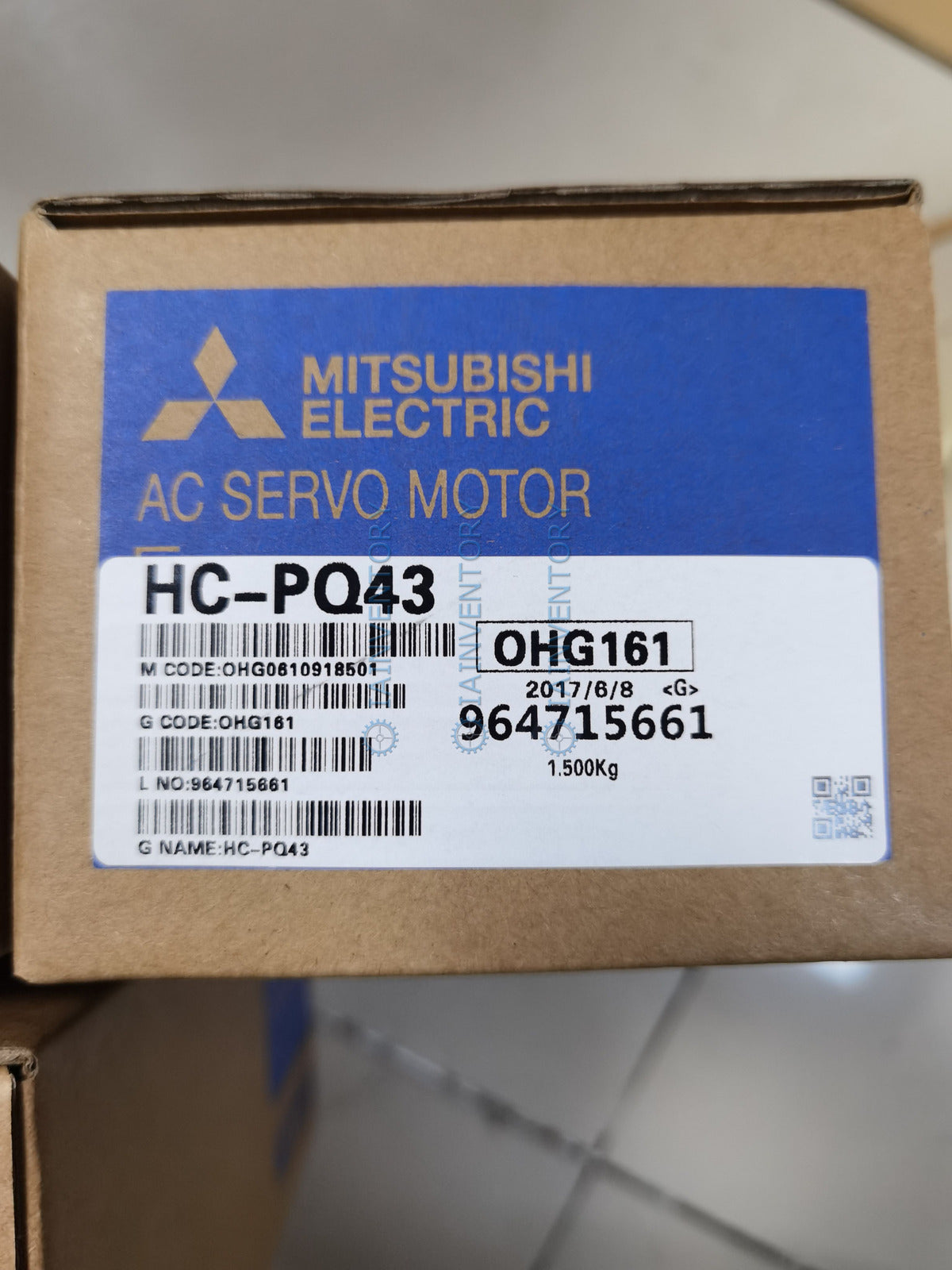 1PC New In Box MITSUBISHI HC-PQ43 Servo Motor - MITSUBISHI