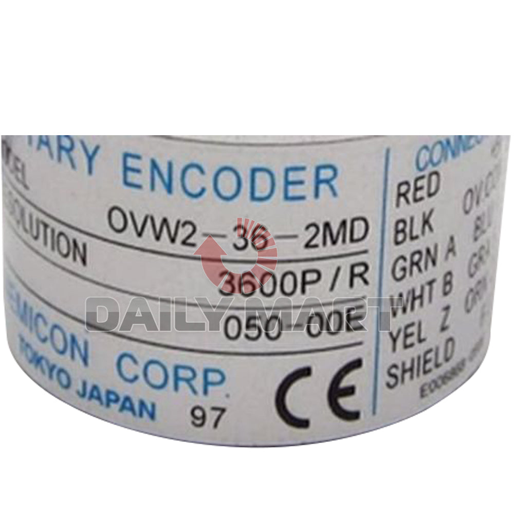 new  Nemicon OVW2-36-2MD Incremental Rotary Shaft Encoder in Box