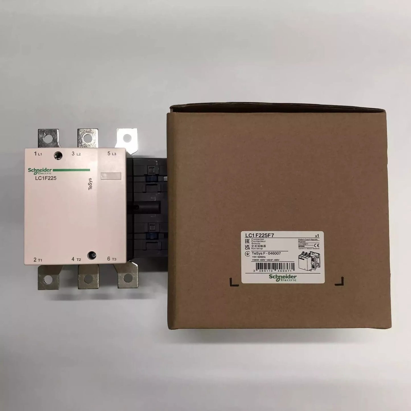 for Schneider LC1F225F7 AC110V 50/60Hz 3-Pole AC Contactor