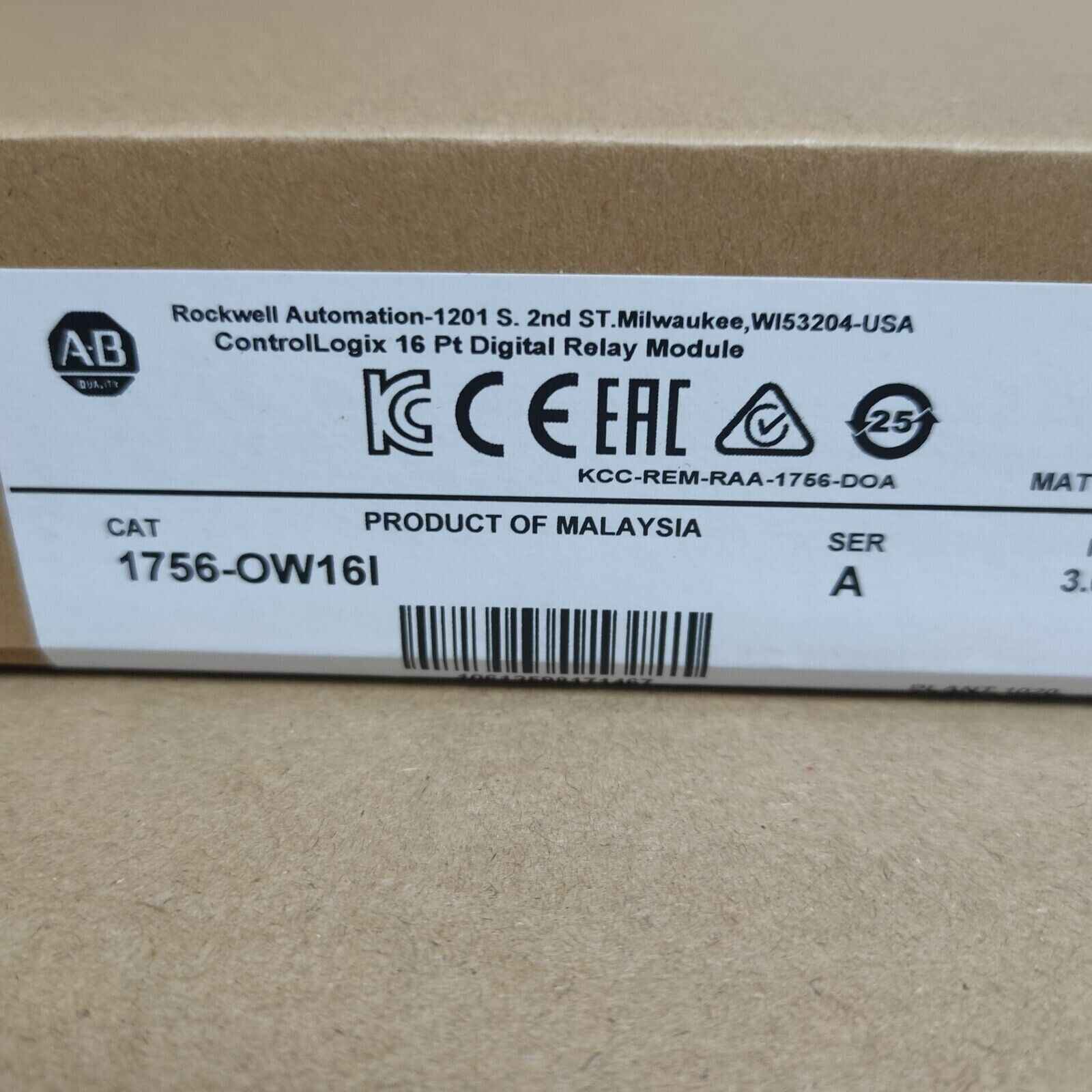 Allen-Bradley 1756OW16I Digital Relay Module for PLC - ALLEN-BRADLEY