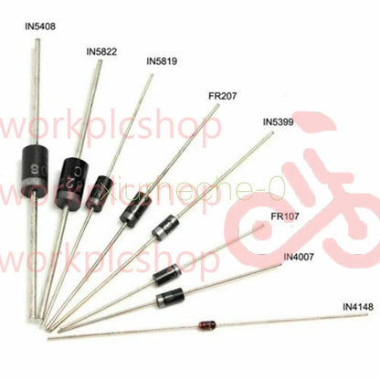 100Pcs 8 Values Diode Bag Assortment Kit Set 1N4148 FR107 1N5408