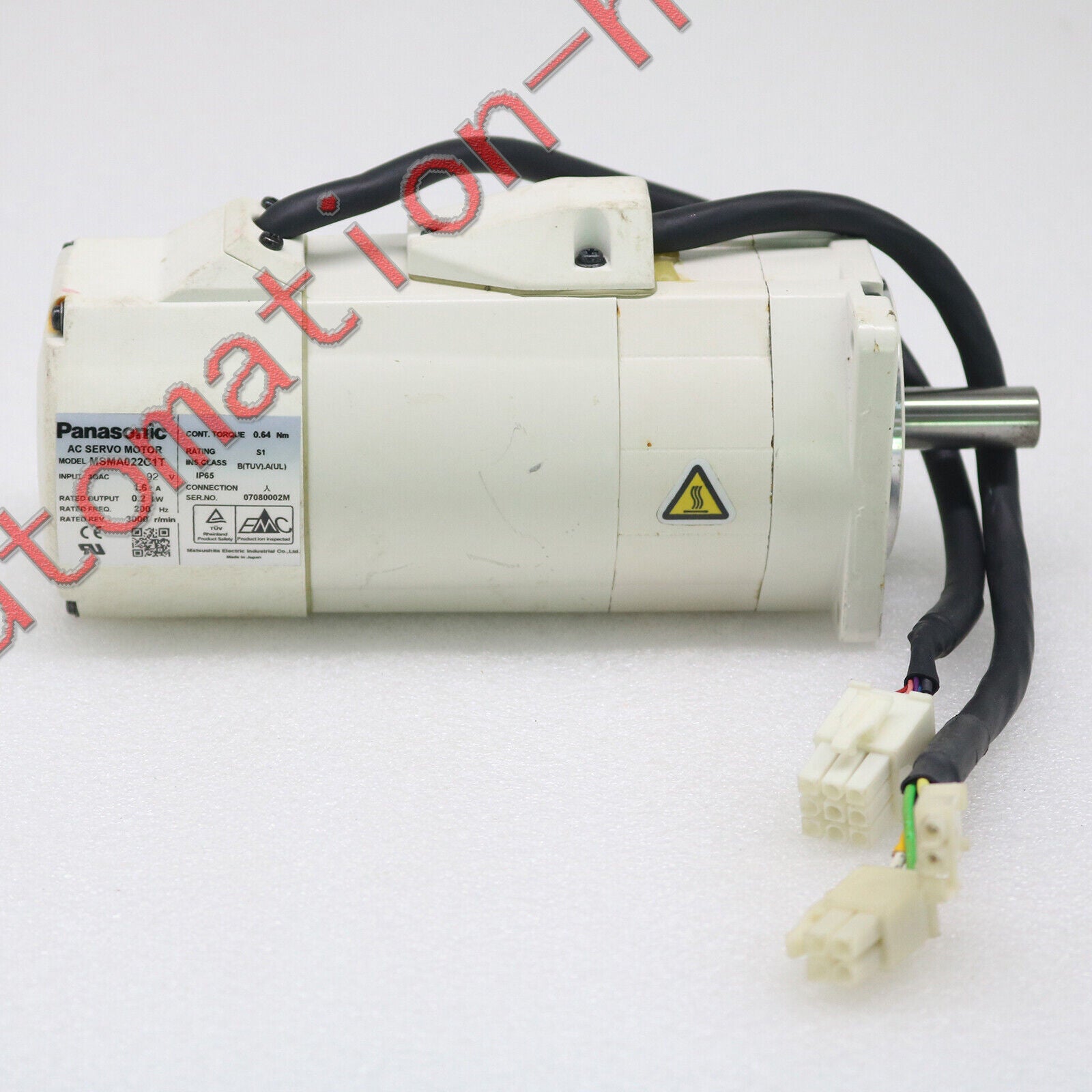 used One Panasonic servo motor MSMA022C1T Tested In Good Condition - PANASONIC