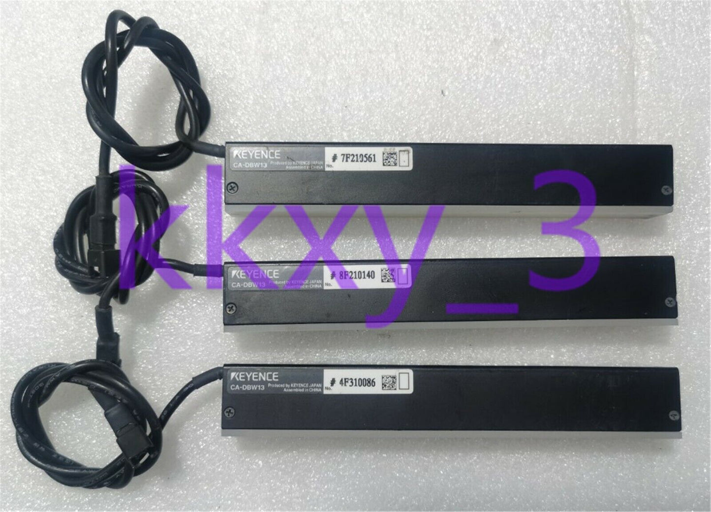 Used 1 PCS KEYENCE CA-DBW13 LED White Light Bar DC 12V - KEYENCE