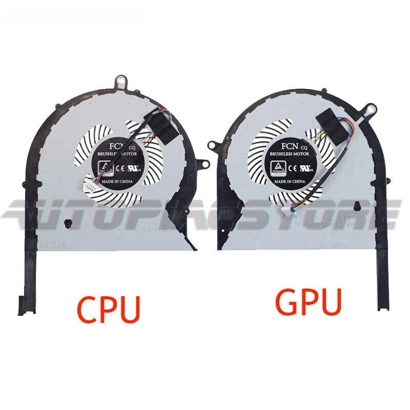 1PAIR Laptop CPU Fan GL503GE GL703GE PX703GE DFS593512MN0T DFS2013121A0T 12V #au