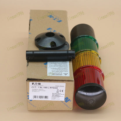 Signal Tower 1-Year Warranty Tower Box, Eaton MOELLER SL-100-L-RYG/24 - EATON MOELLER