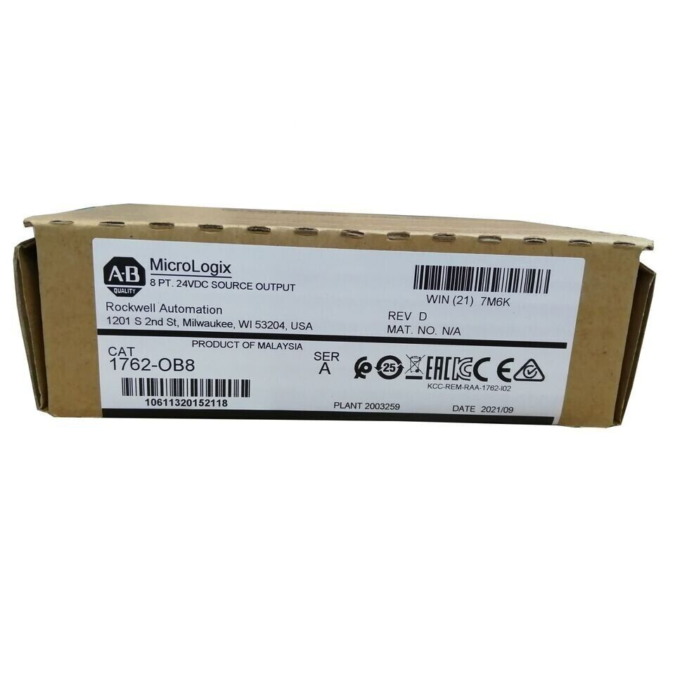 New Sealed Allen-Bradley 1762-OB8 PLC MicroLogix 8 Point Digital Output Module - ALLEN-BRADLEY