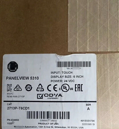Allen-Bradley 2713P-T6CD1 6" Graphic Terminal - ALLEN-BRADLEY