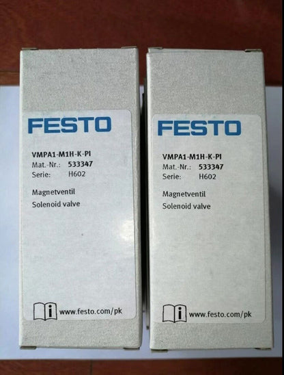 One FESTO VMPA1-M1H-K-P1 533347 Solenoid Valve In Box Expedited