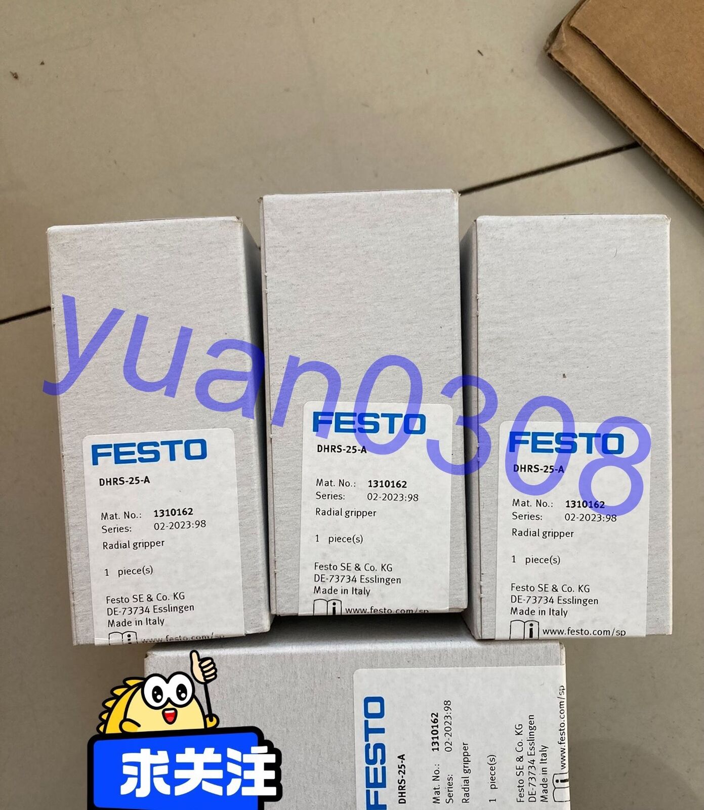 New FESTO DHRS-25-A 1310162: Mechanical Arm Cylinder - Fast Delivery - FESTO