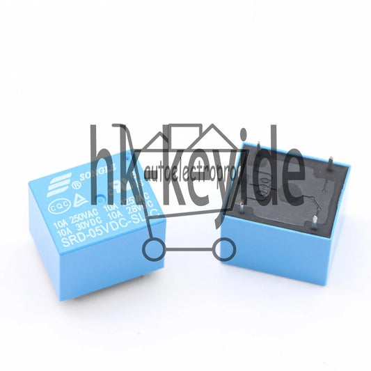1pcs SRD-05VDC-SL-C 5 Pins SONGLE Power Relay 5V DC SPDT PCB Type SRD-5VDC-SL-C