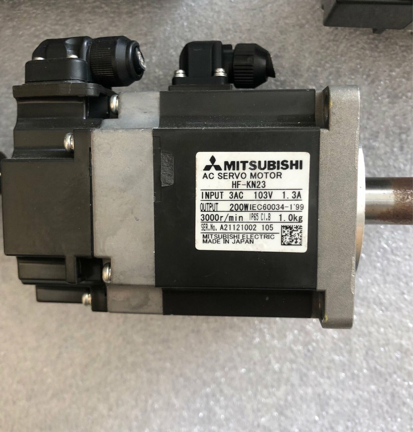 Mitsubishi Servo Motor HF-KN23 Tested Good Condition - MITSUBISHI