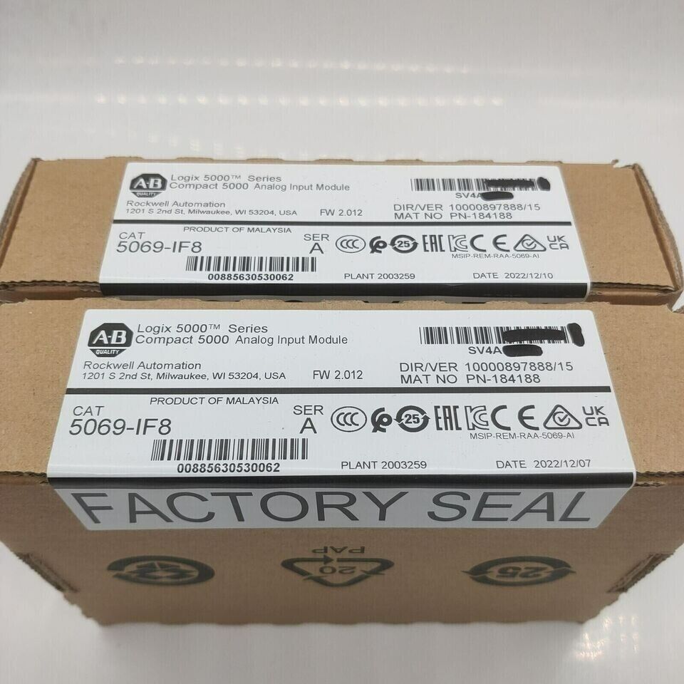 New Sealed AB 5069-IF8 SER A Compact Analog Input Module 5000 - SEALED SOLUTIONS