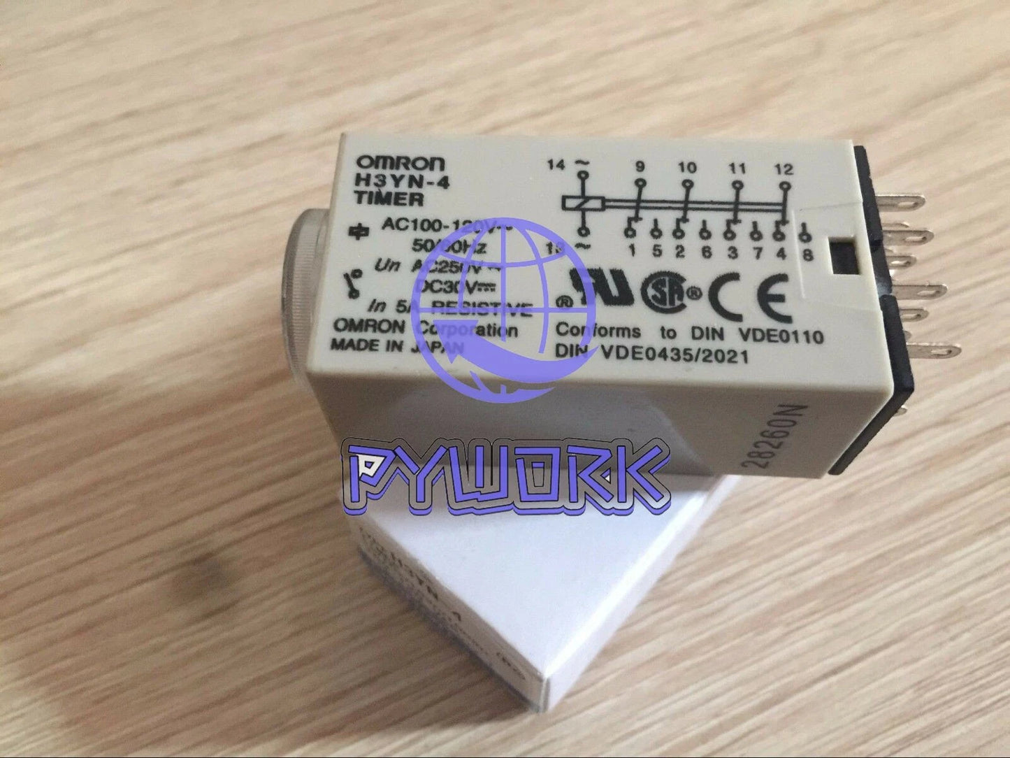 1PC OMRON RELAY H3YN-4 100-120VAC