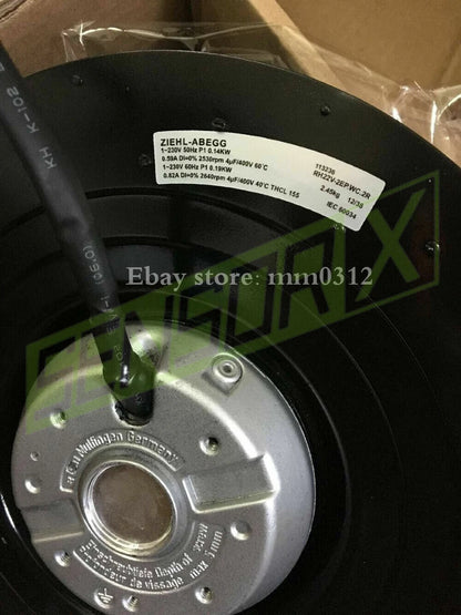 1pcs ZIEHL-ABEGG RH22V-2EP.WC.2R 230V 0.59A 0.14KW fan~
