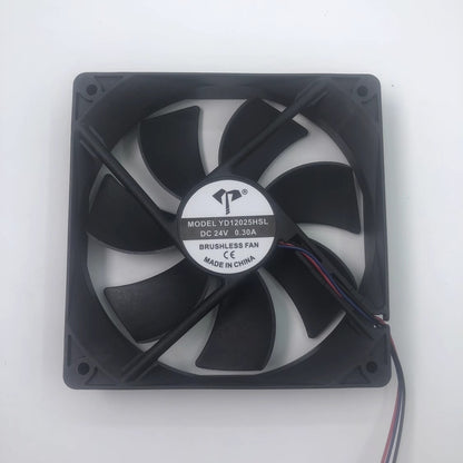 1PCS YD12025HSL DC24V 0.30A 12CM Large Airflow Inverter Cooling Fan