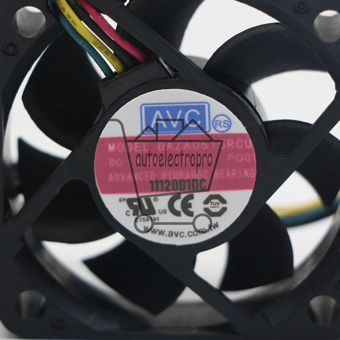 1PCS 13.6V 0.20A 4-wire plug 5015 waterproof cooling fan DAZA0515RCU @G