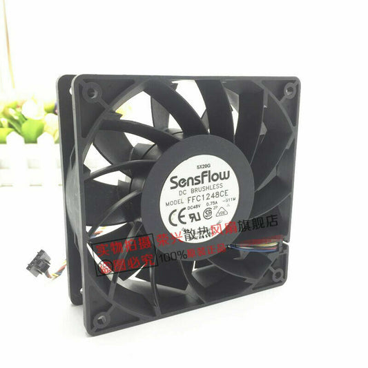 SENSFLOW FFC1248CE -S11M 12038 48V 0.75A 5-Wire Chassis Server Cooling Fan