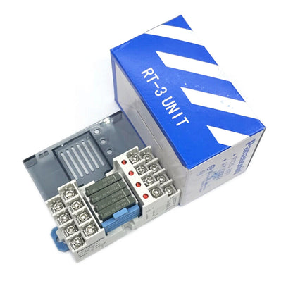 1 Set Panasonic RT3S-24V Terminal Relay Module (4 x PA1A-24V) - PANASONIC