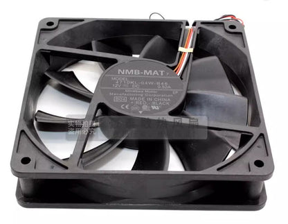 NMB 4710KL-04W-B46 12025 DC12V 0.52A 12CM 4-Wire PMW Silent Cooling Fan