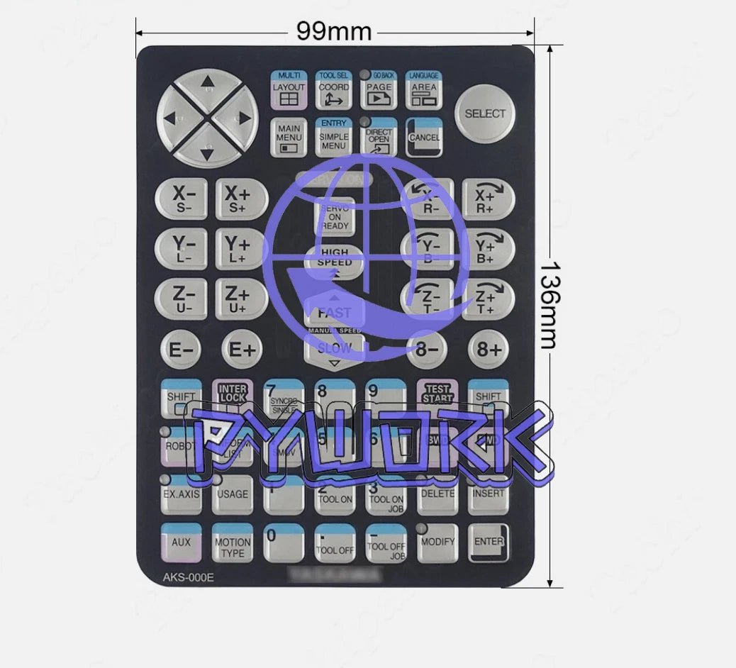 1Pcs AKS-000E Membrane for AKS-000E Yaskawa Electric Keypad Film Overlay