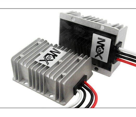 new 30-60V to 19V 30A 570W Buck Converter DC-DC Car Waterproof Power Regulator - KOEED
