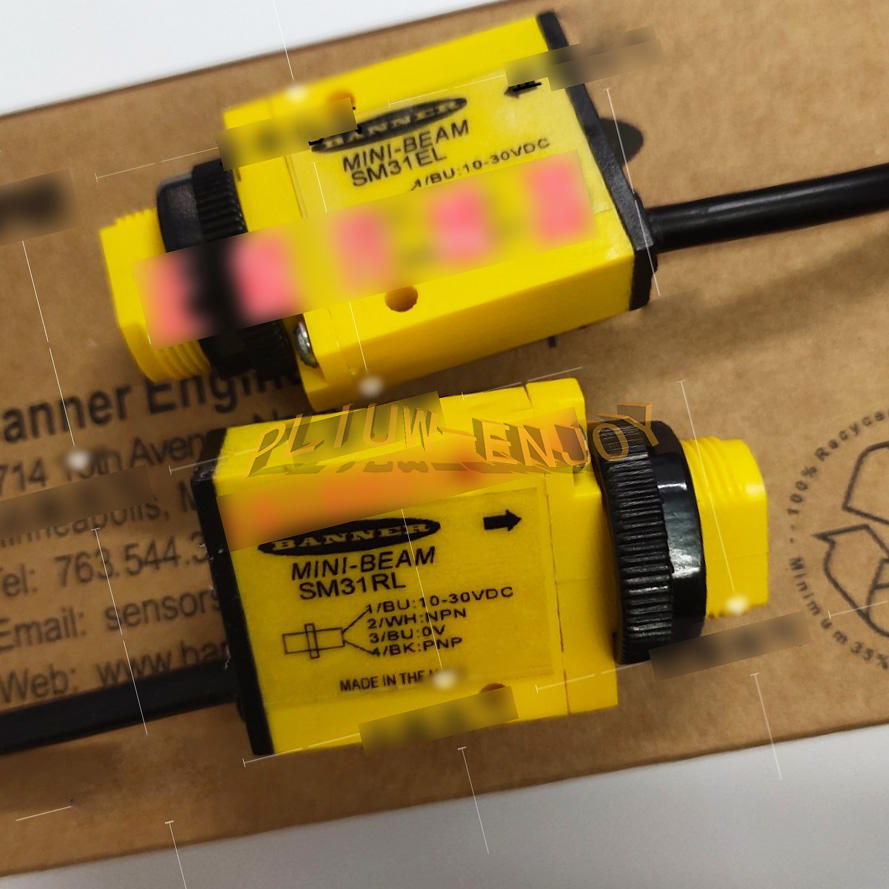 new 1 Set for BANNER SM31EL + SM31RL Photoelectric Sensor - BANNER