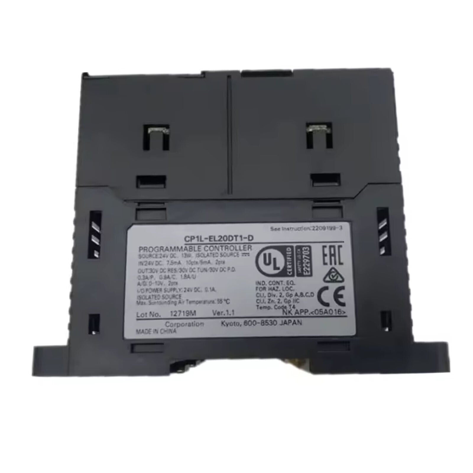 Omron CP1L-EL20DT1-D PLC Module - OMRON