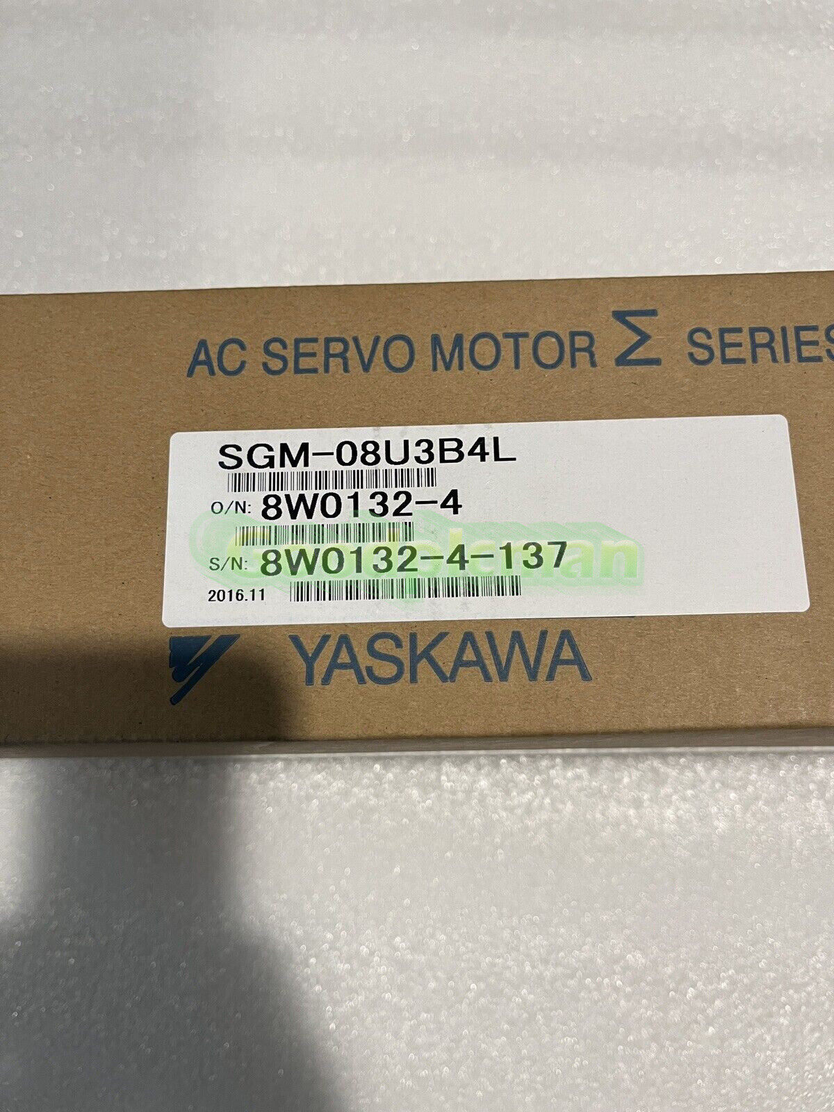 Yaskawa Electric Motor SGM-08U3B4L in stock with 12 Months Warranty