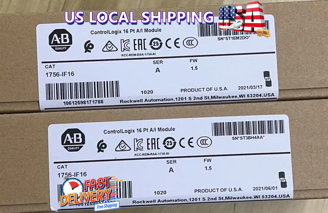 ControlLogix 1756IF16 16 Pt Input Module Factory Sealed AB SER A - CONTROLLOGIX