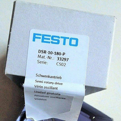 FESTO Vane Type Rotary Drives - DSR-10-180-P - FESTO