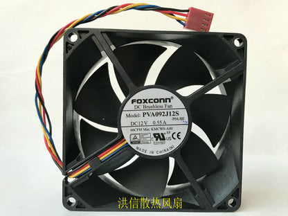 FOXCONN PVA092J12S DC12V 0.55A 9032 PWM 4-pin intelligent speed control fan