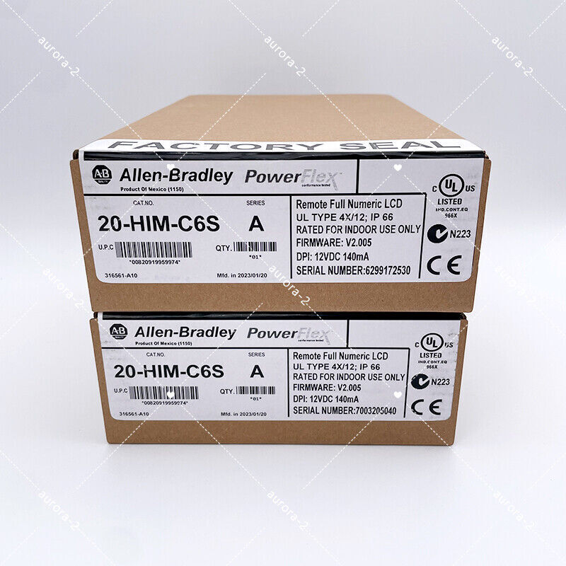 Allen Bradley Home Monitoring System, 20-HIM-C6S, Powerflex Wall-Mounted LCD Panel Mount, 20-HIM-C6S SER. A Powerflex Panel Mount LCD HIM 20HIMC6S - ALLEN BRADLEY