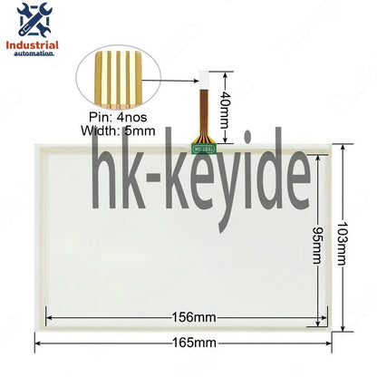 Touch Screen Panel Glass for Beijer X2 Control 7 - B2 7-B2 Control7-B2 + Overlay